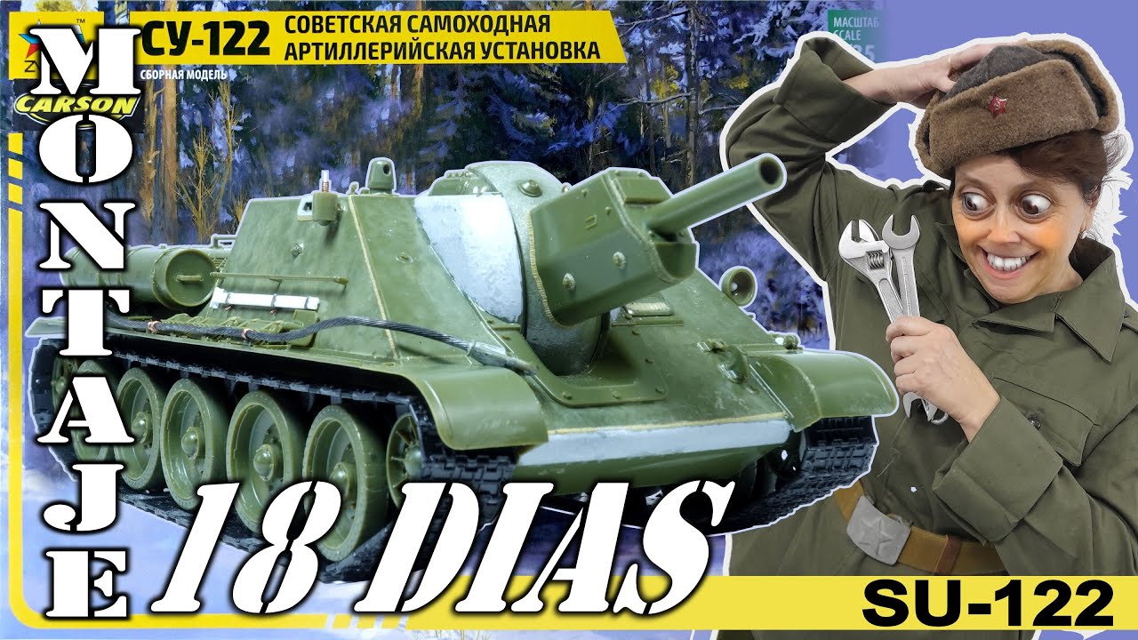 SU122 Montaje en 18 dias Zvezda 1/35