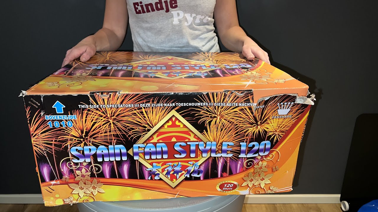 Spain Fanstyle : Katan Fireworks : 120 shots : 30mm : 1800 Gram : Straatfilm