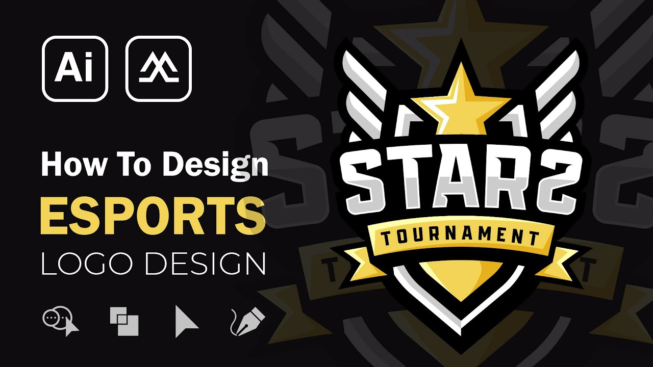 How To Make Esports Logo Design  | Adobe Illustrator Tutorial