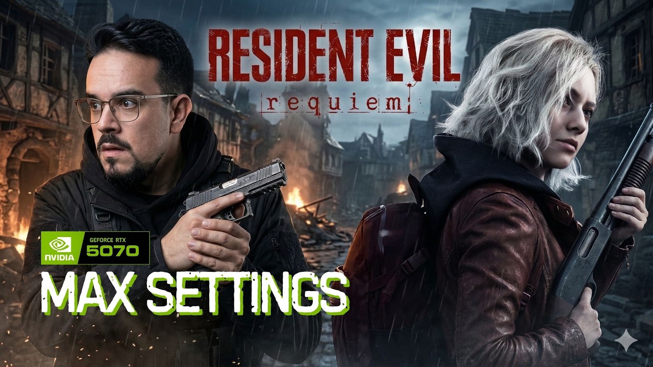 Resident Evil Requiem RTX 5070 | Max Settings Path Tracing | Gameplay Minutos Iniciais