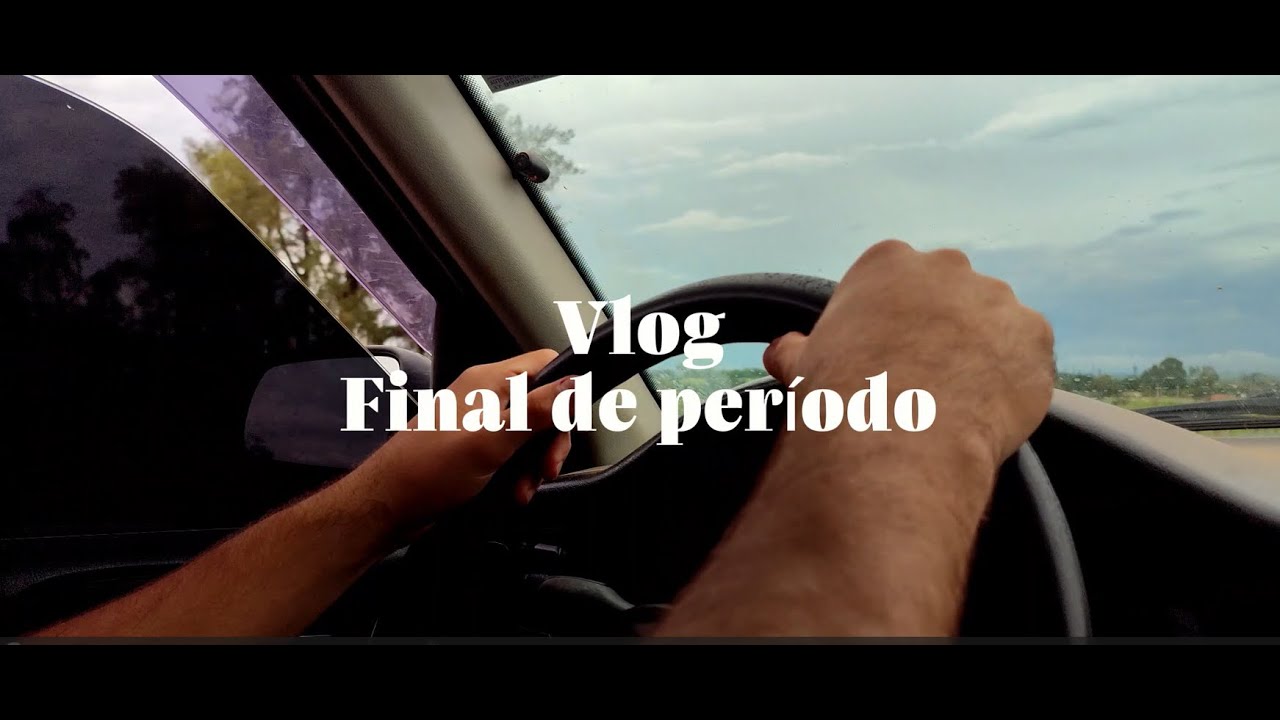 VLOG | Final de período com muita chuva