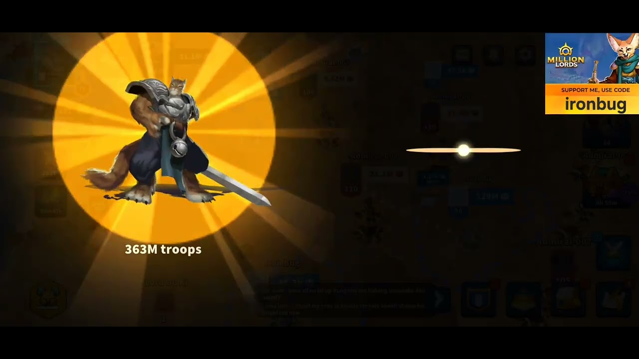 Million Lords: Double skillpoints in Platinum
