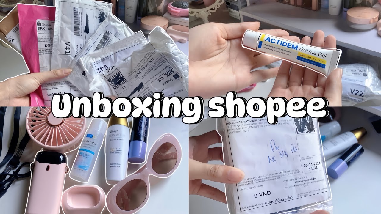 [UNBOXING] Unboxing ASMR // Săn sale shopee tháng 5 🔥 // Dieuxinhh