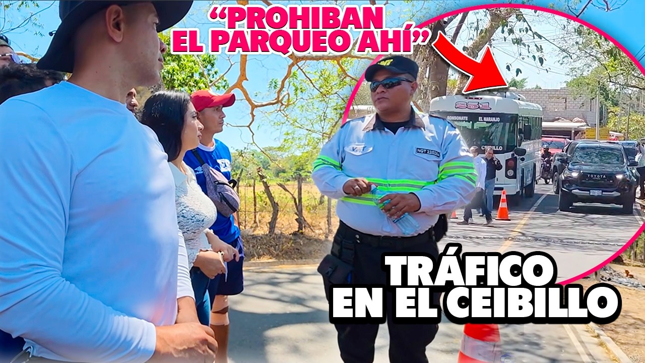Bessy y Camarón Hablan Con Policía de Tránsito de Este Problema