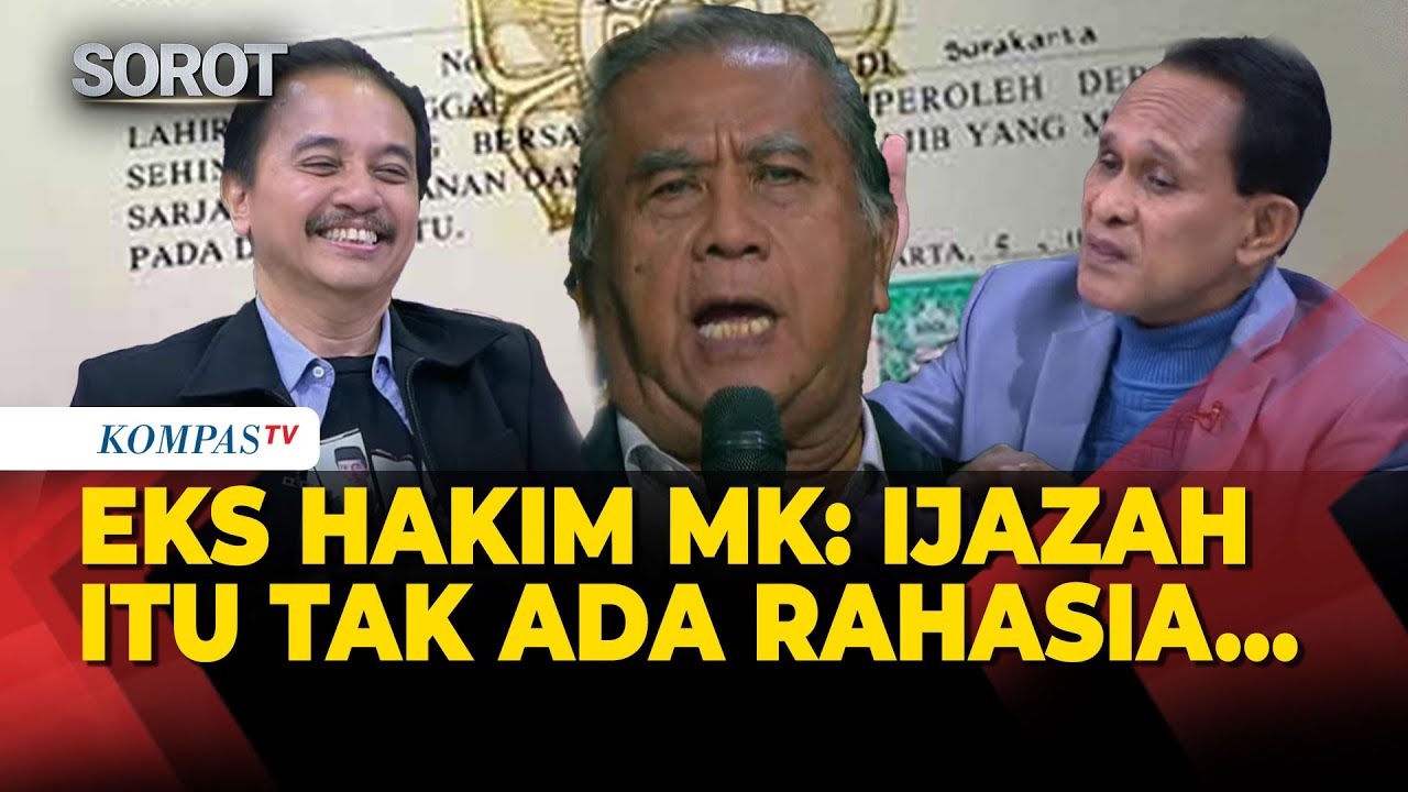 Roy Singgung Dinasti, Eks Hakim MK Soroti Keterbukaan Informasi di Polemik Ijazah Jokowi - BOLA LIAR