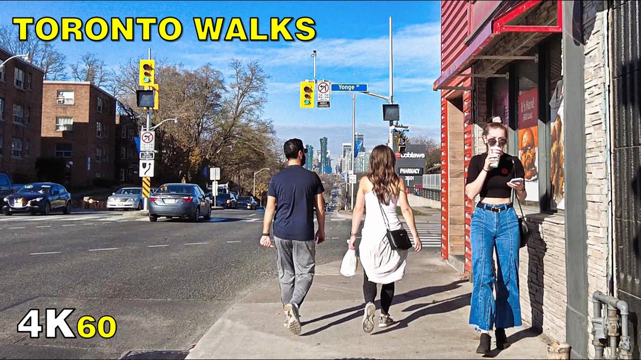 Toronto Yonge Lawrence Village & Hoggs Hollow Walk on November 10, 2020
