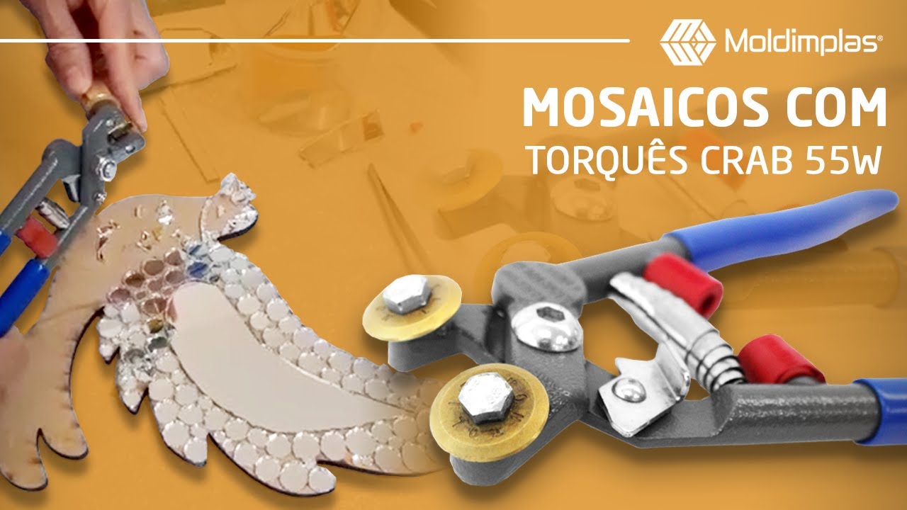 Alicate Torqu&ecirc;s Crab 55W - Mosaicista Jane