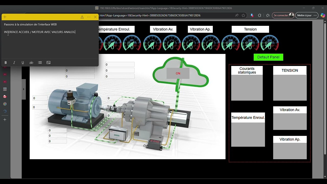 Simulation Logo Web Server & LogoComfort