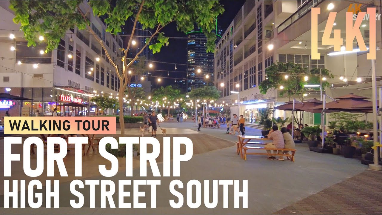 High Street South and The Fort Strip BGC Taguig, Walking Tour 2024