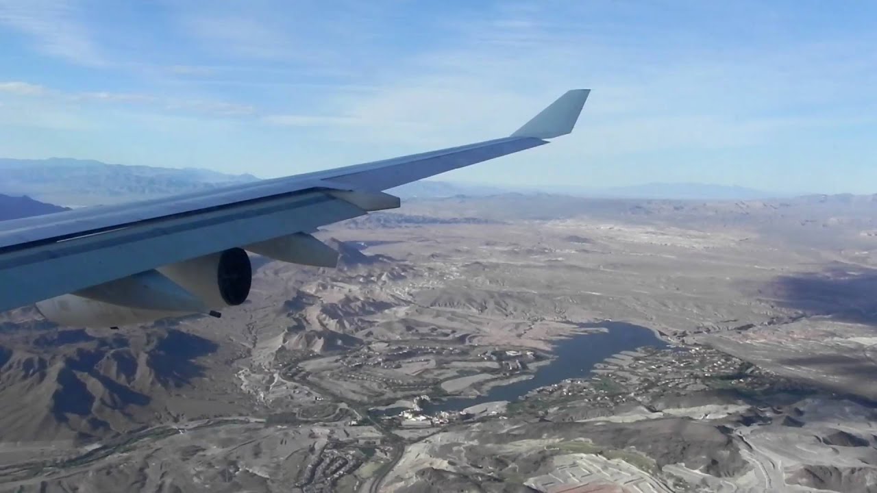 Windy Approach into Las Vegas with Philippine Airlines (April 3rd, 2011)