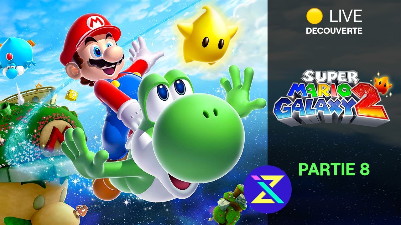 🟡 LIVE - DÉCOUVERTE | Super Mario Galaxy 2 #8