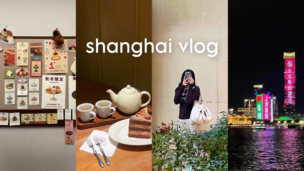 shanghai china 🇨🇳 the bund, cafe hopping, pearl tower, shopping, wukang road