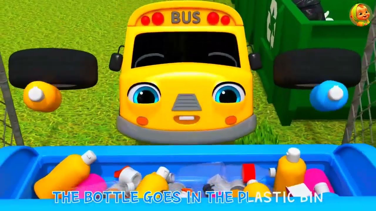 Garbage Truck Song + Nursery Rhymes and Baby Songs - kid's kingdom TV