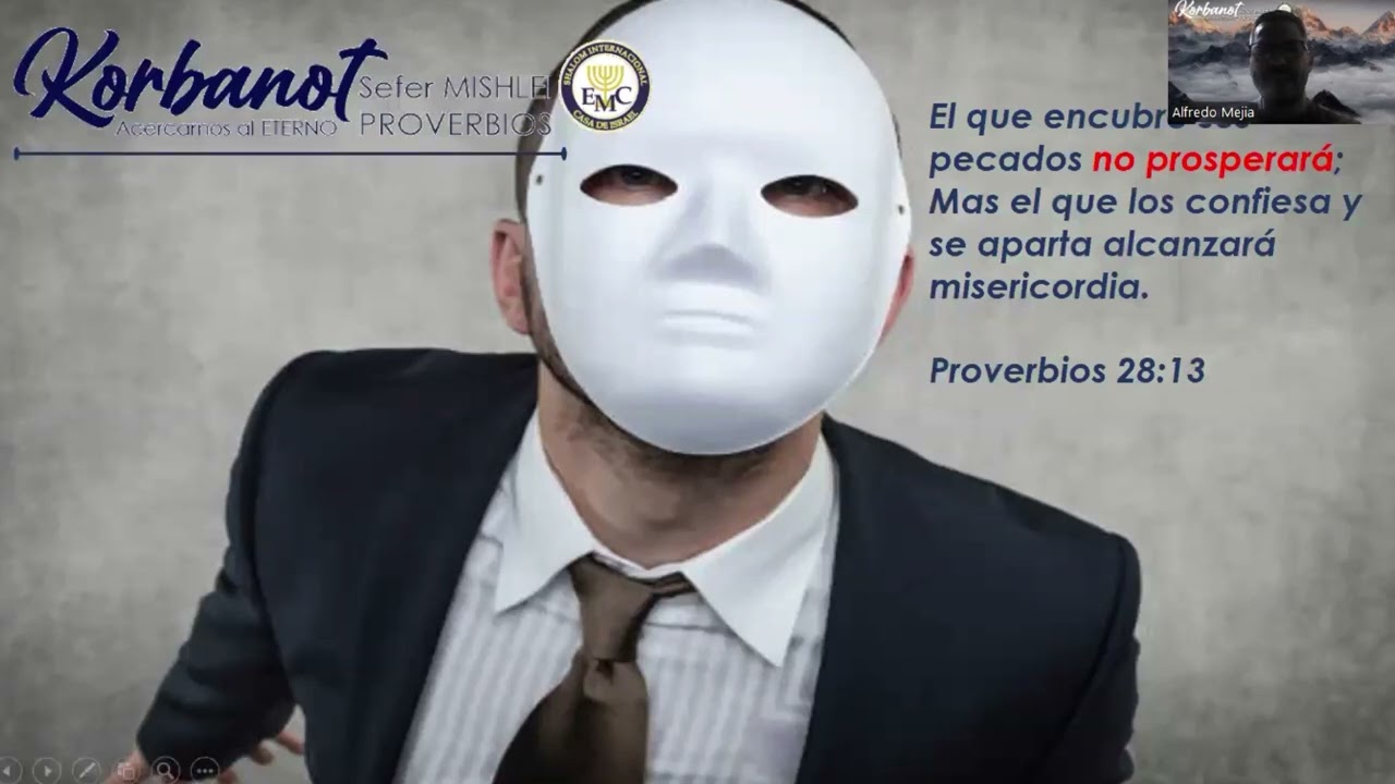 Devocional Korbanot -PROVERBIOS- Mishlei 🎼 Capítulo 28: 13