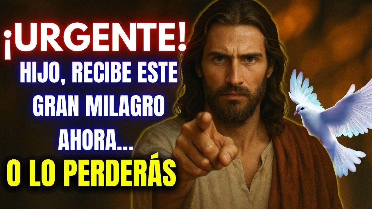 🚨 HIJO, ES URGENTE ¡DIOS ORDENÓ QUE ALGUIEN TE ENTREGARA UN GRAN MILAGRO ESTA MAÑANA! ✨