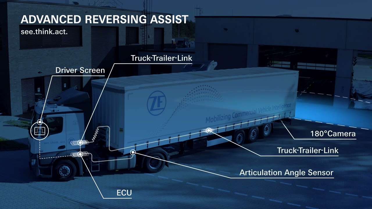 ZF Advanced Reversing Assist For Commercial Vehicles