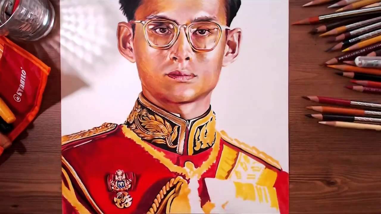 ศิลปินเกาหลีวาดรูปในหลวง ร.9 | 18-10-59 | น้อมถวายบังคม | ThairathTV