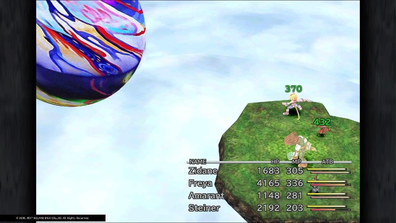 Amarant sends back Doomsday at Ozma in FINAL FANTASY IX