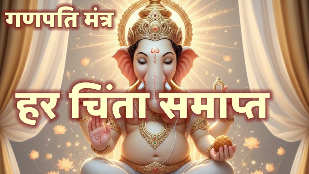 चिंता, डर और मानसिक तनाव से मुक्ति | ॐ गं गणपतये नमः | Ganesh Mantra for Peace