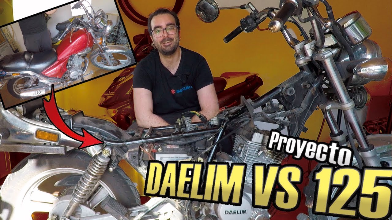 [PROYECTO] ⚡DAELIM VS 125  🚀 Sacando y abriendo el MOTOR🔛