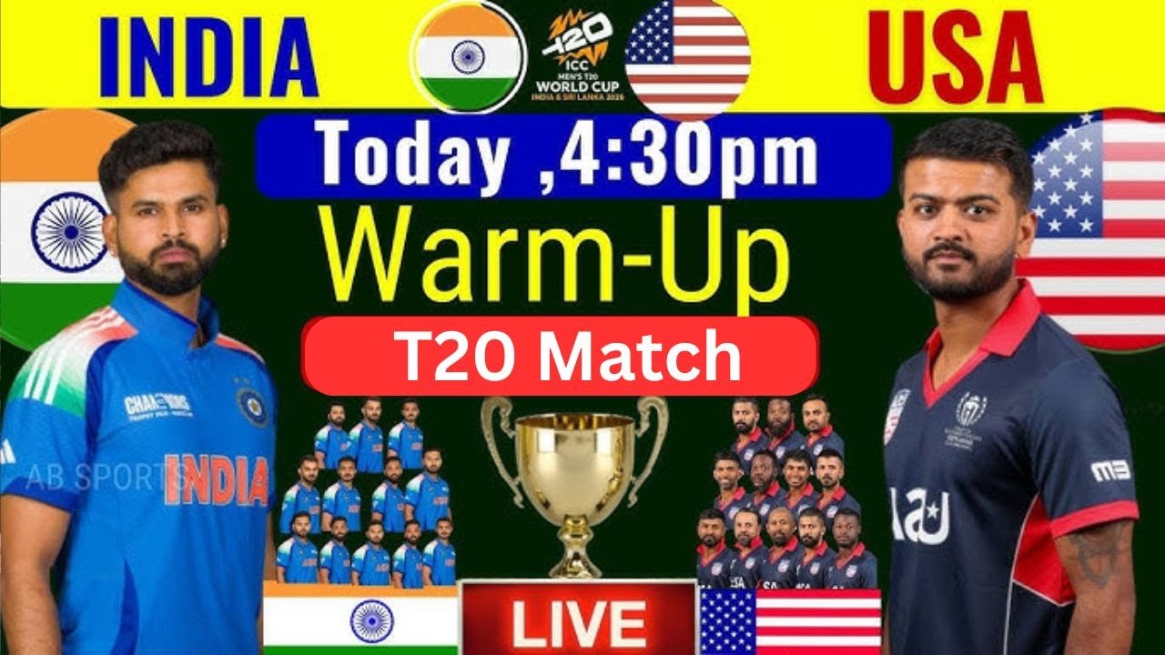 IND vs USA Live Match Today | T20 World Cup Warm Up Match LIVE | Crick Keshav