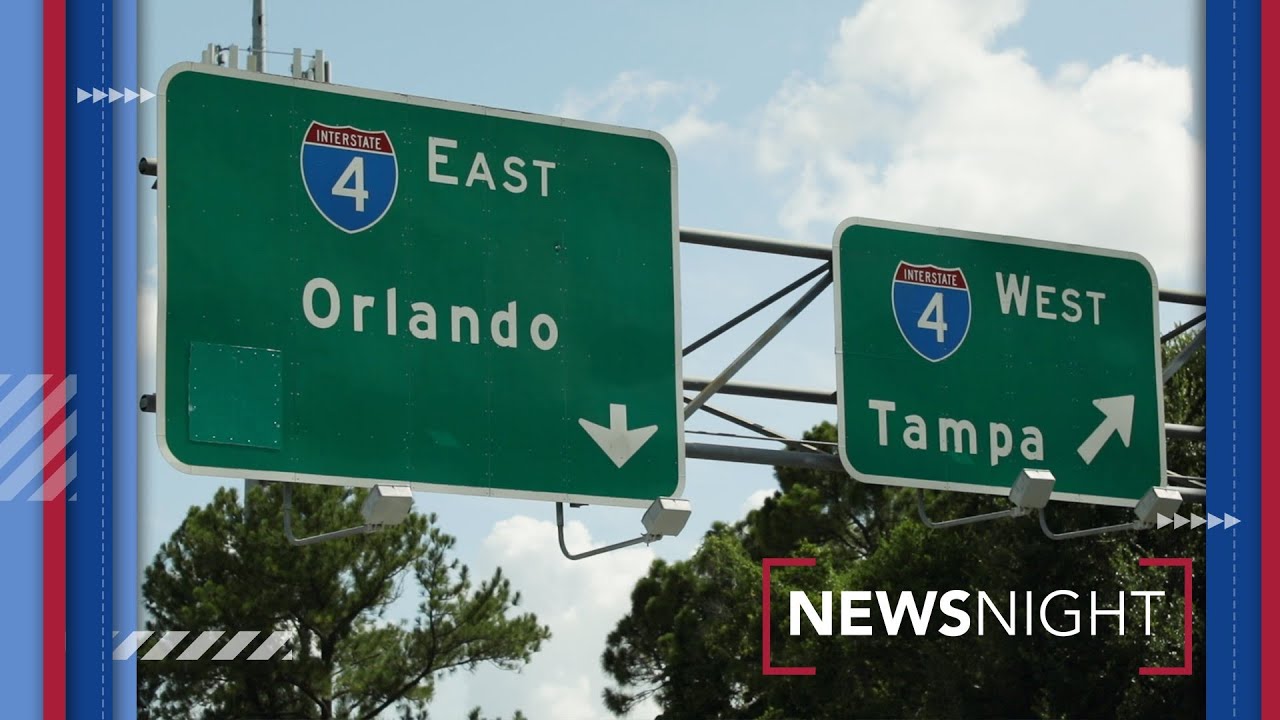 Central Florida Road Construction Accelerates | NewsNight #traffic #brightline