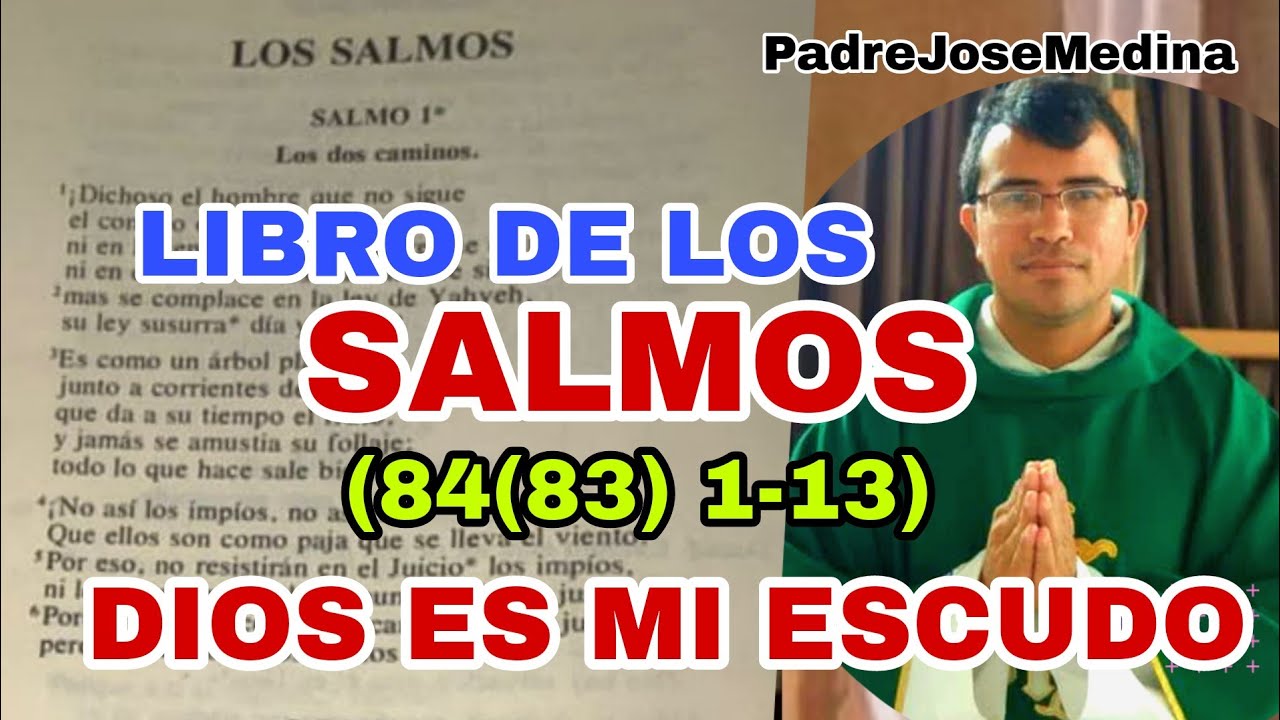 DIOS ES MI ESCUDO ✅LIBRO DE LOS SALMOS 84(83) 1-13 con el Padre José Medina