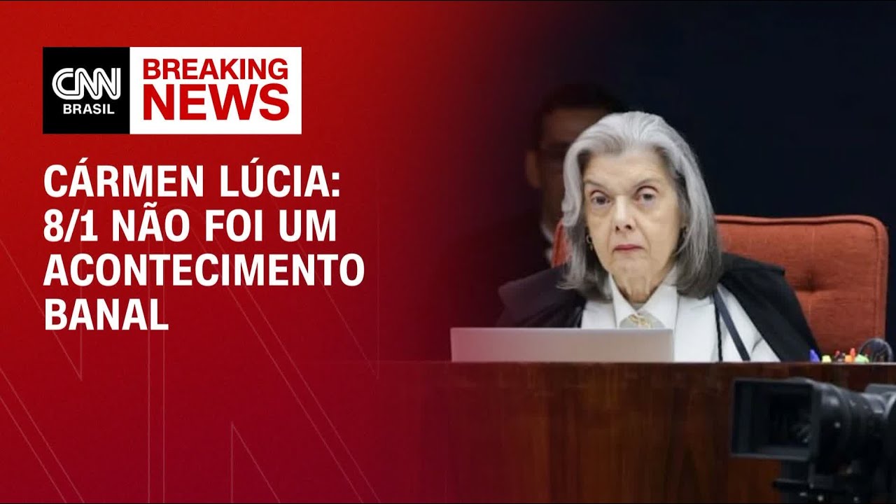 “8/1 não foi um acontecimento banal”, diz Cármen Lúcia em voto | BASTIDORES CNN