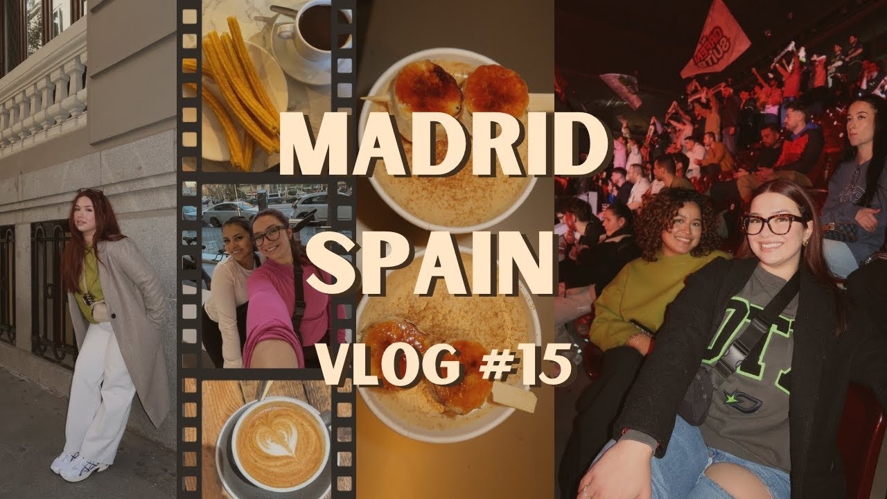 MADRID SPAIN | travel vlog, major 1 COD, coffee and vibes :) vlog #15