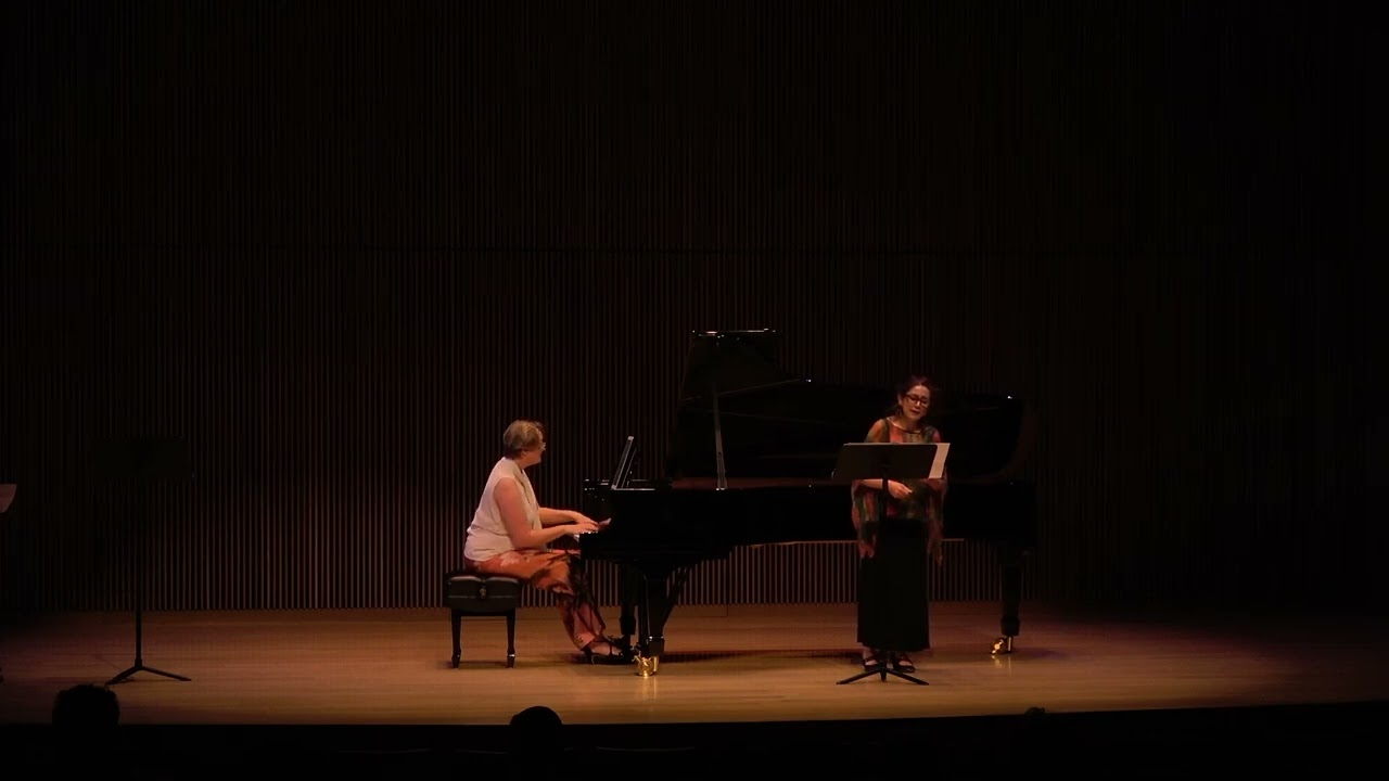 Haleh Abghari and Christina Wright-Ivanova perform Webern Op. 25