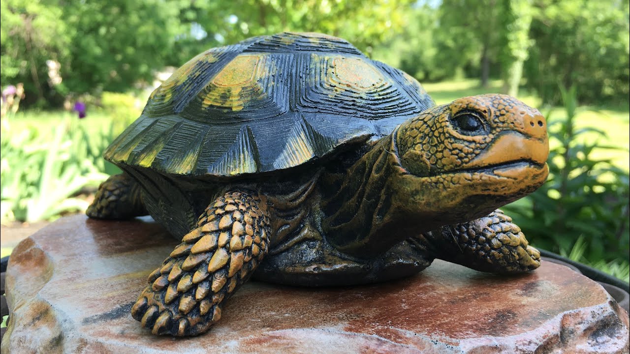 Make a Turtle Statue With Concrete
