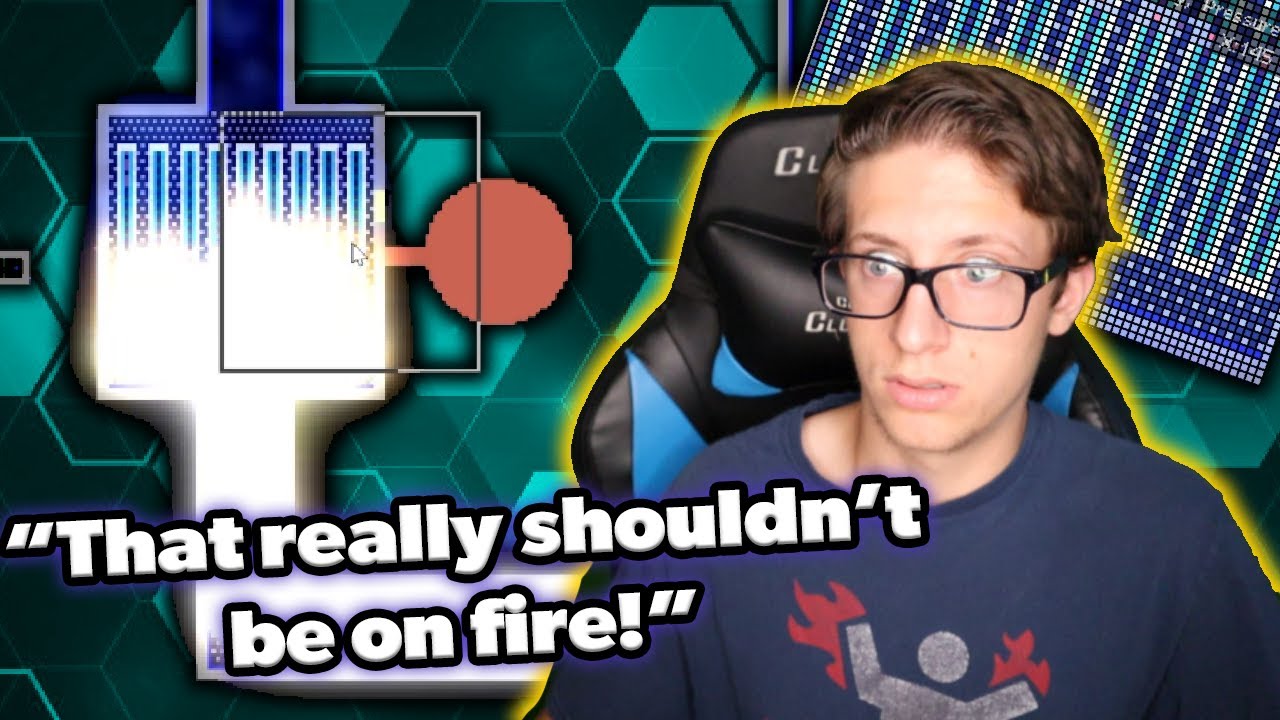 I CAN'T HANDLE COLD FUSION in The Powder Toy!