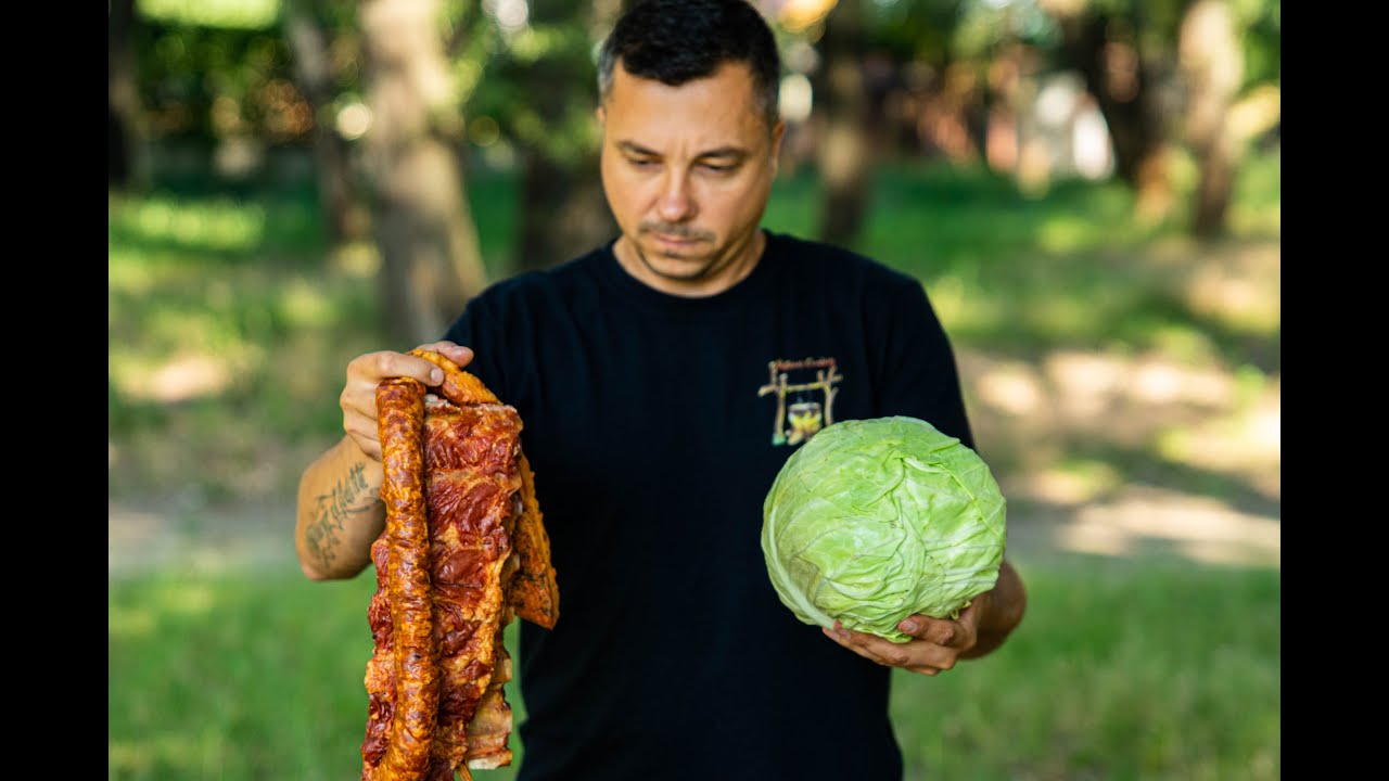 Varza la ceaun cu afumatura! Suuuuper! The best cabbage with smoked ribs! Suuuuper!