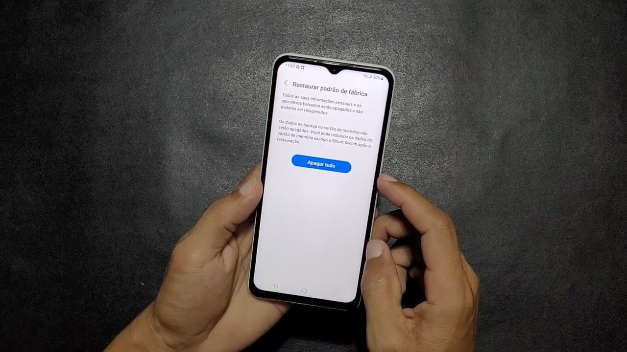 Restaurar Padr&atilde;o de F&aacute;brica o Galaxy A23 5G Pelas Configura&ccedil;&otilde;es