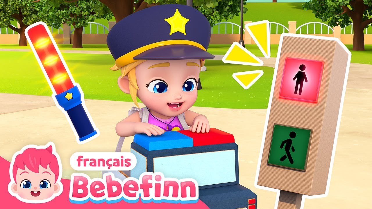 👮La Voiture de Police | Chanter avec Bebefinn | Bebefinn en français👶Chansons pour Enfants