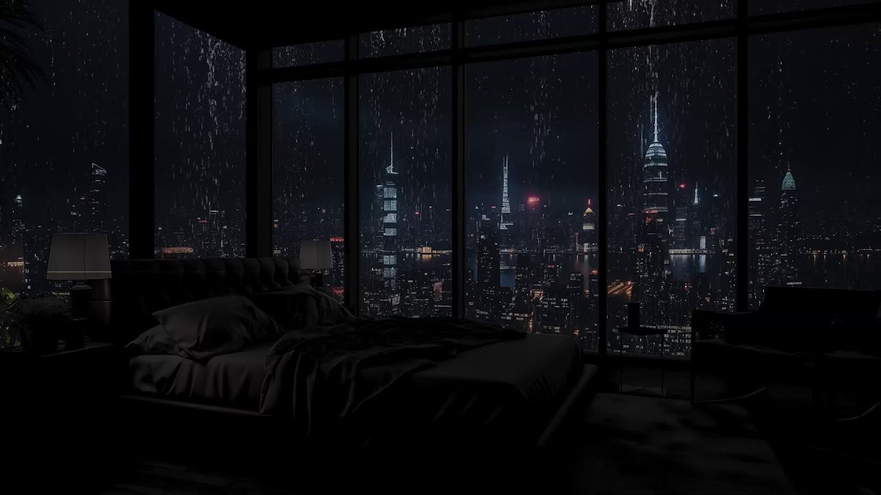 Rain on the City Windowの静かな雰囲気が贅沢な一晩の滞在をさらに高めます