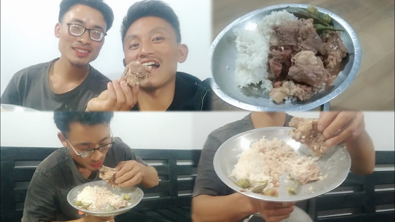 First time short mukbang videos at home