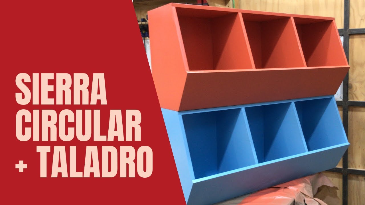 Hacer MUEBLE de MDF con POCAS herramientas 📐