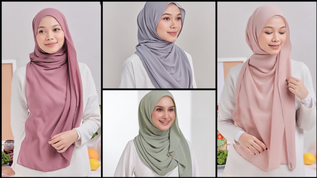 Everyday Simple And Easy Hijab Style । Easy Hijab Tutorial 2024 ।