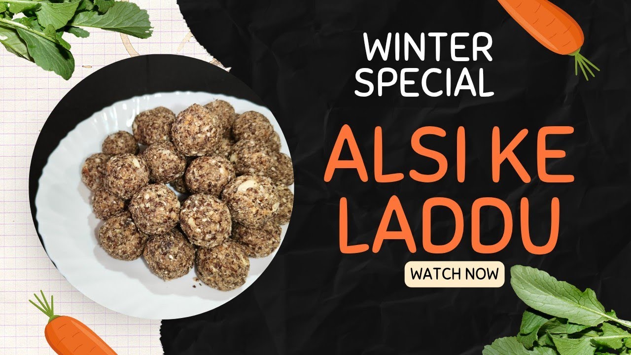 Alsi Laddu/Flaxseed Laddu/Strength & immunity booster flaxseed laddu/ओमेगा-3 से भरपूर अलसी के लड्डू 