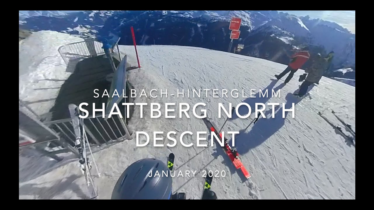 Shattberg North Descent Saalbach Hinterglemm   HD 1080p