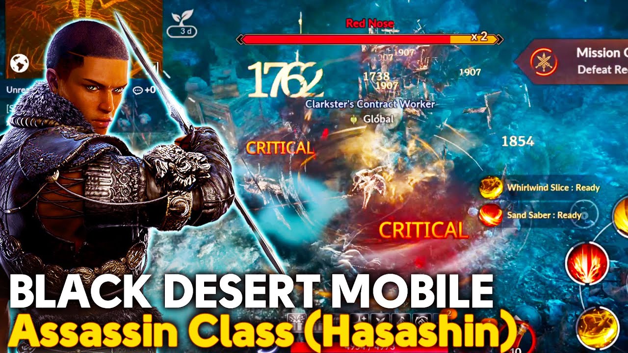 Black Desert Mobile - Trying The New Assassin Class 2020