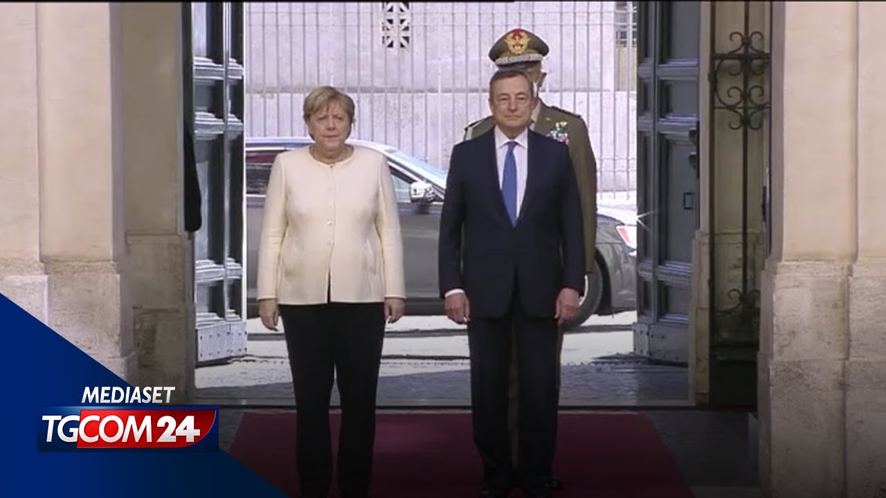 Draghi dà l'addio alla Merkel