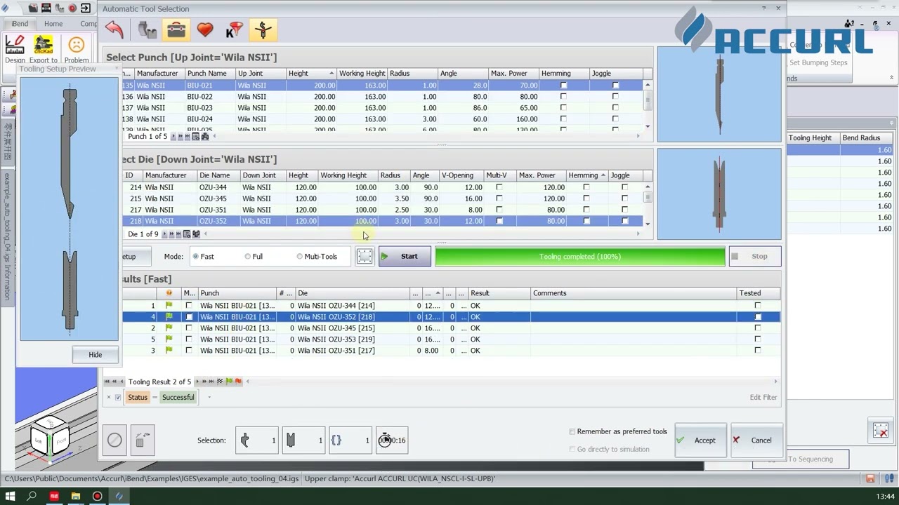 ACCURL Software: iBend - Offline Programming Software for Press Brake|Bending