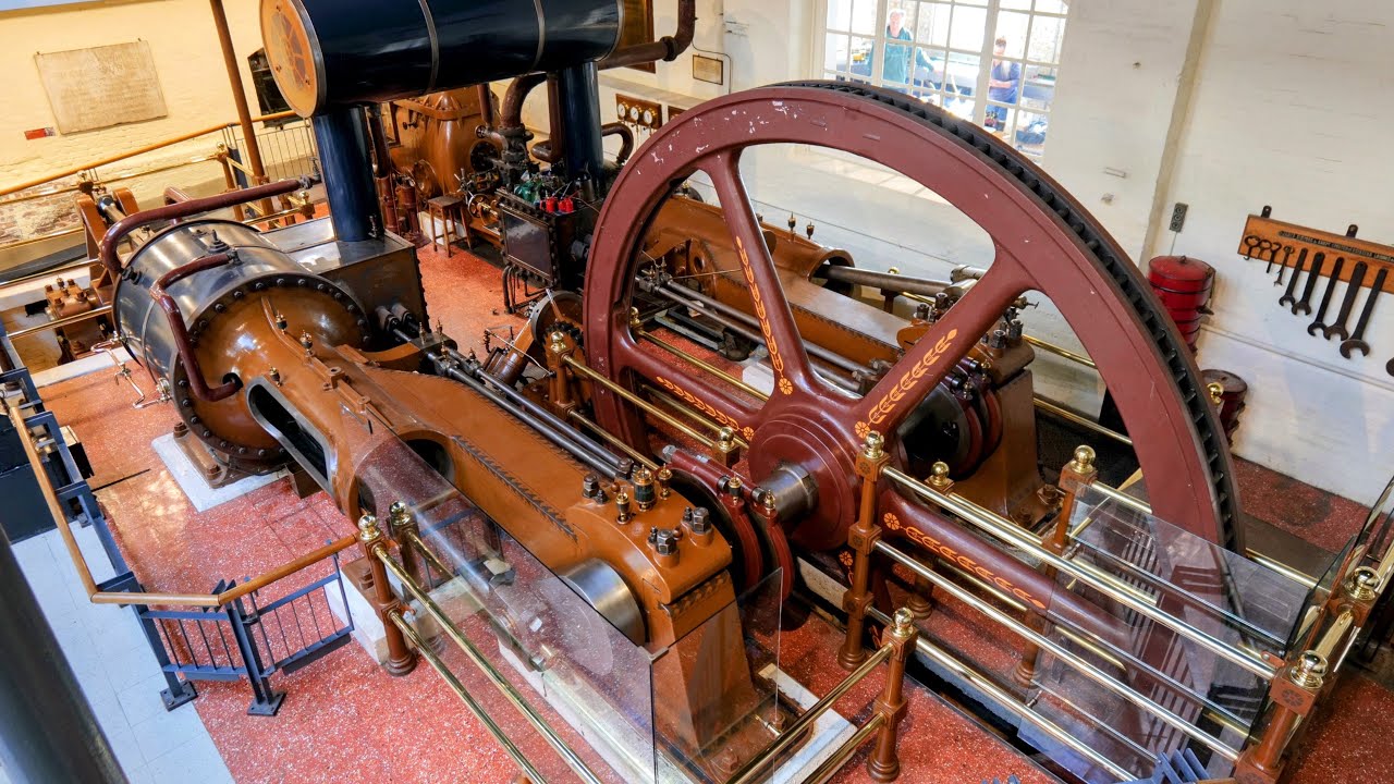 1910 WADDON ENGINE - LONDON MUSEUM OF WATER & STEAM ENGINE SPOTLIGHT #4