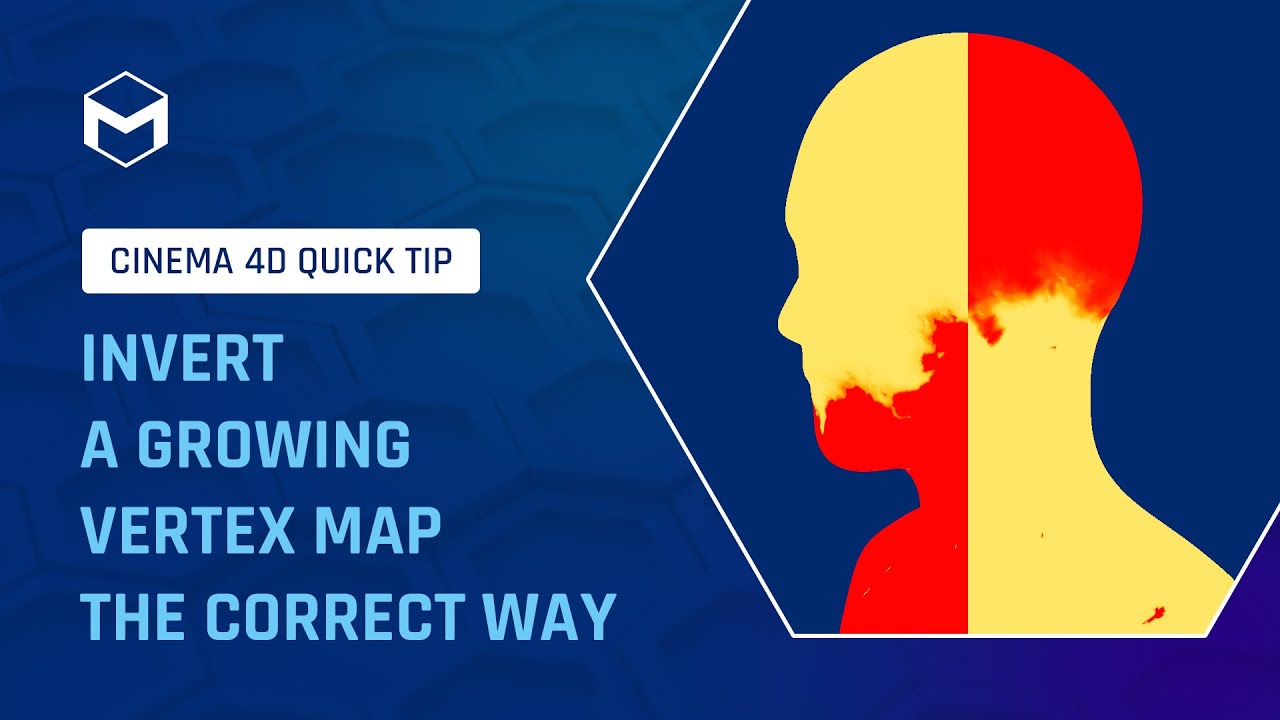 #C4DQuickTip 207: Правильно инвертируйте карту растущих вершин в Cinema 4D