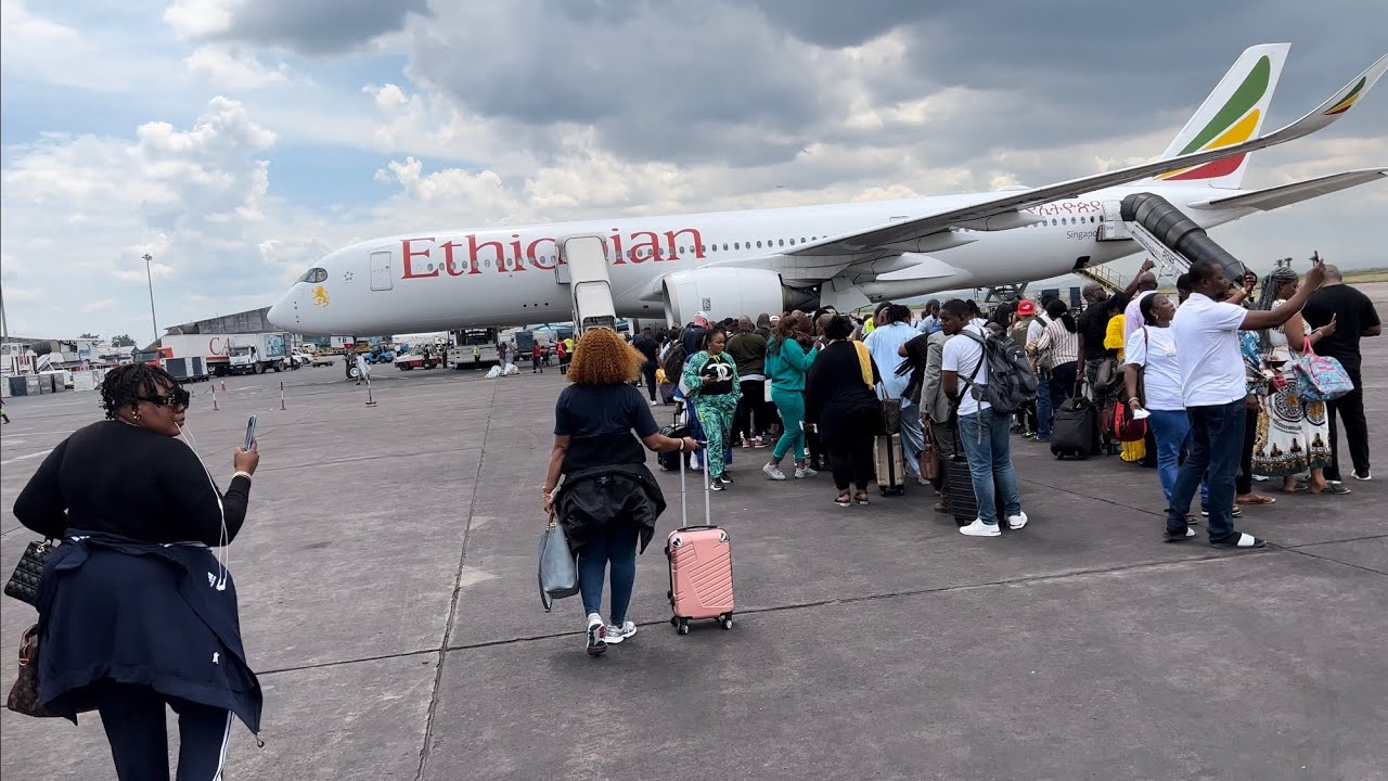 Kinshasa-Bruxelles via Addis Ababa