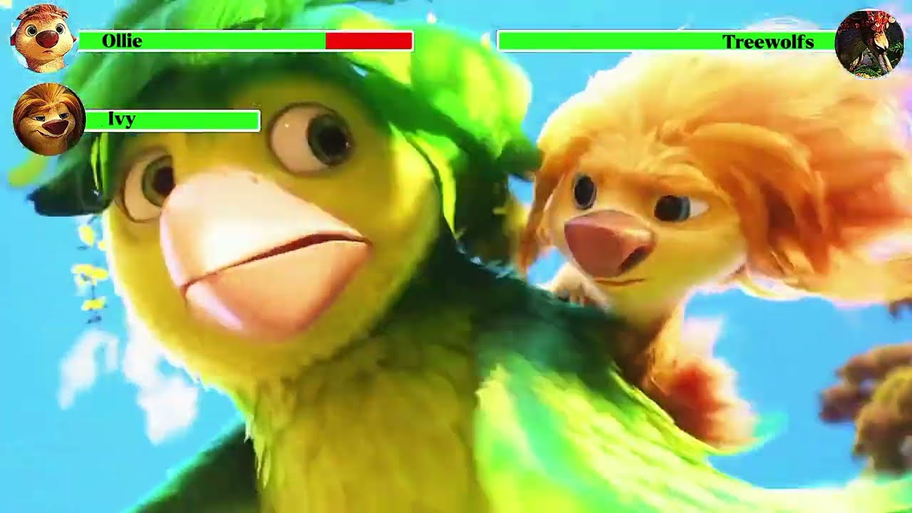 Swapped (2026) The Duo Encounters Hungry Treewolfs and Rocksnakes Scene with Healthbars