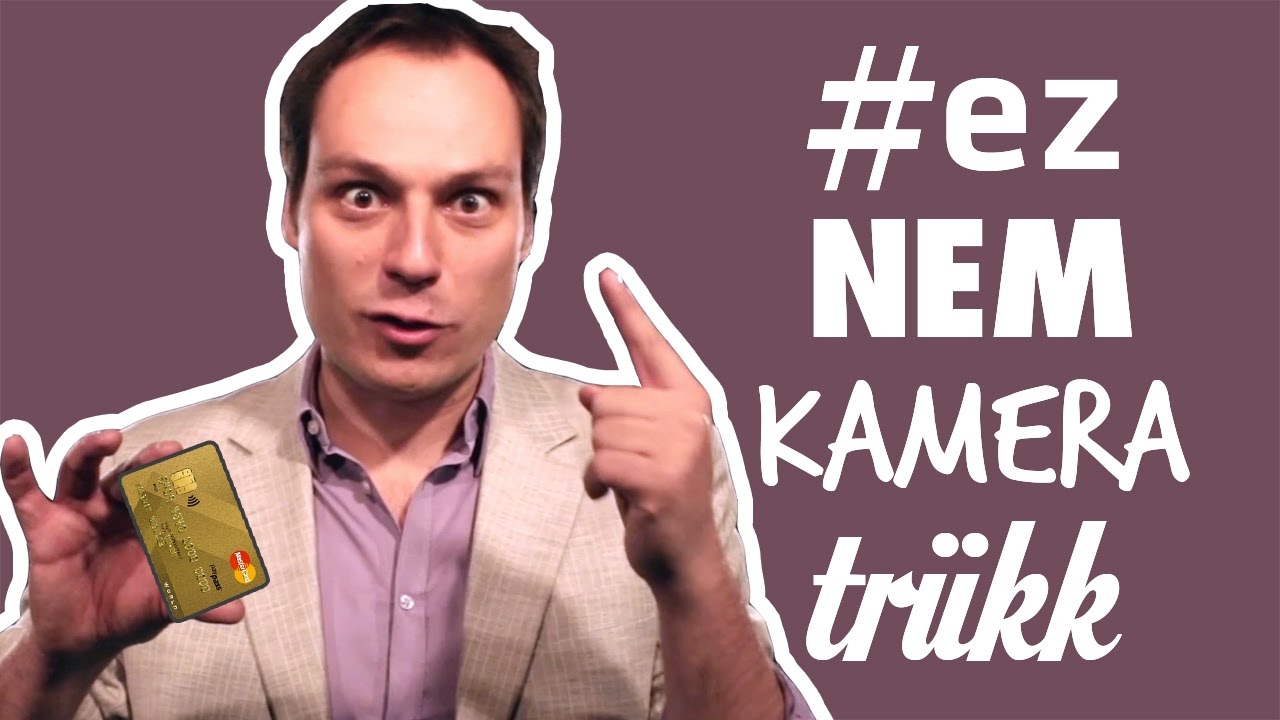 #eznemkameratrükk - készpénz vs. bankkártya