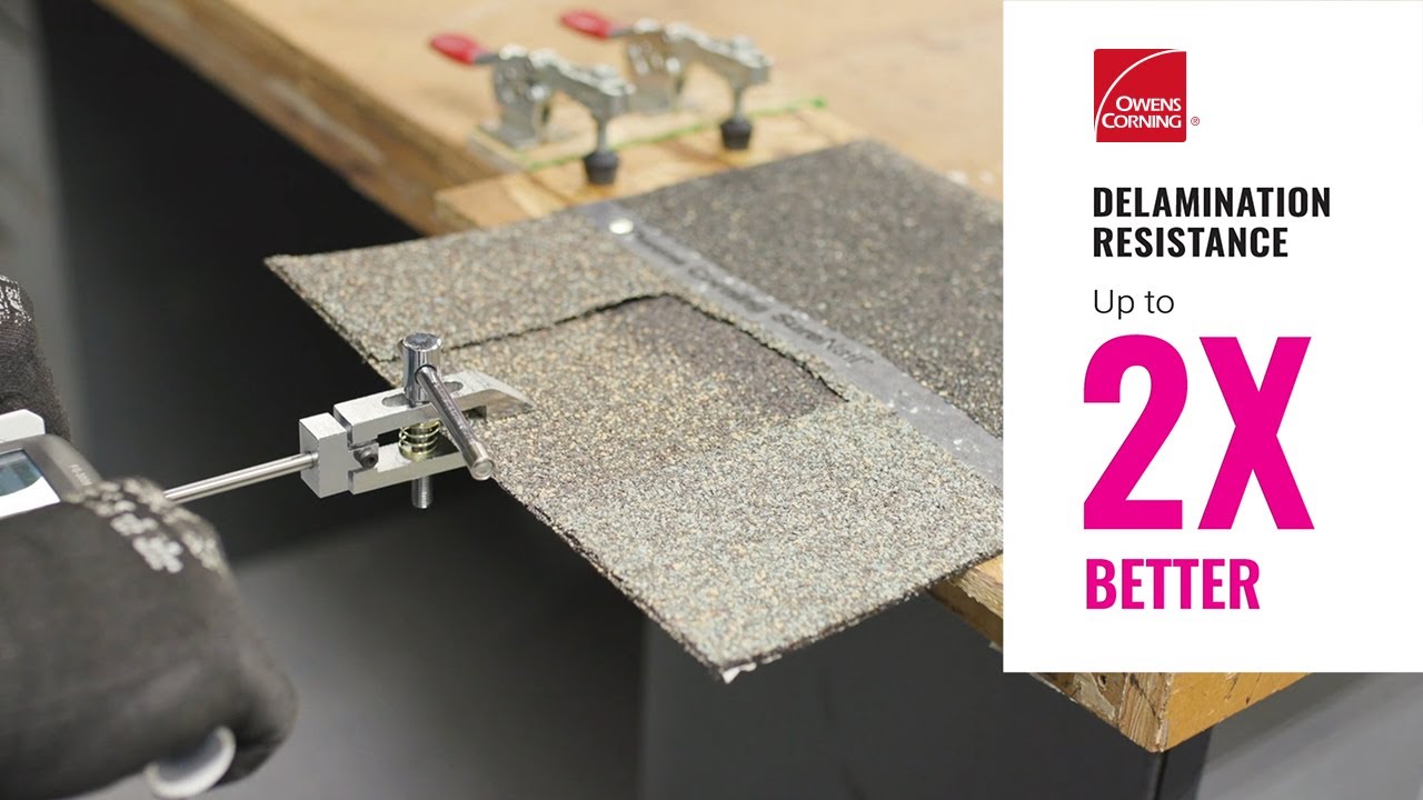 Duration&reg; Series Shingles Delamination Resistance Testing | Owens Corning Roofing